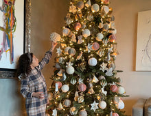 Cargar imagen en el visor de la galería, ESFERA NOCHEBUENA, JUEGO DE 6 PZ