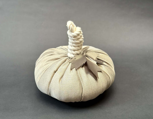 Calabaza de tela hueso, mediana