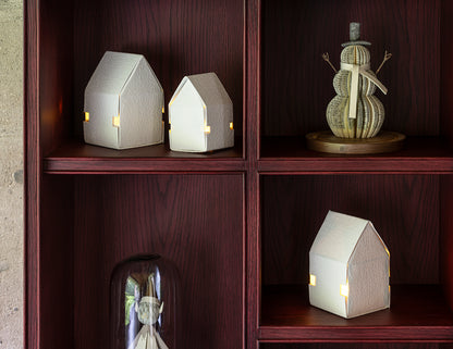 Villa navideña de origami con luz · foto 5