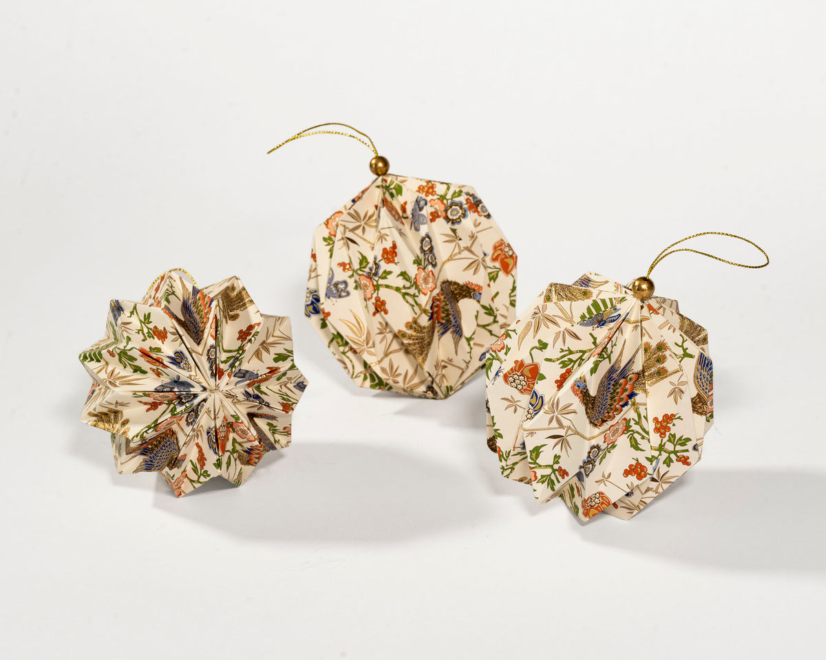 Esferas rombos, set de 3