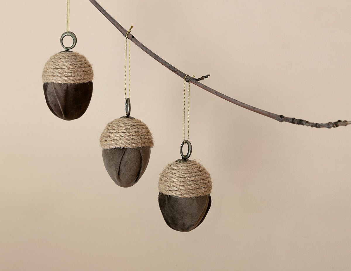 Esferas bellota, set de 3
