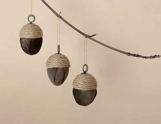 Esferas bellota, set de 3