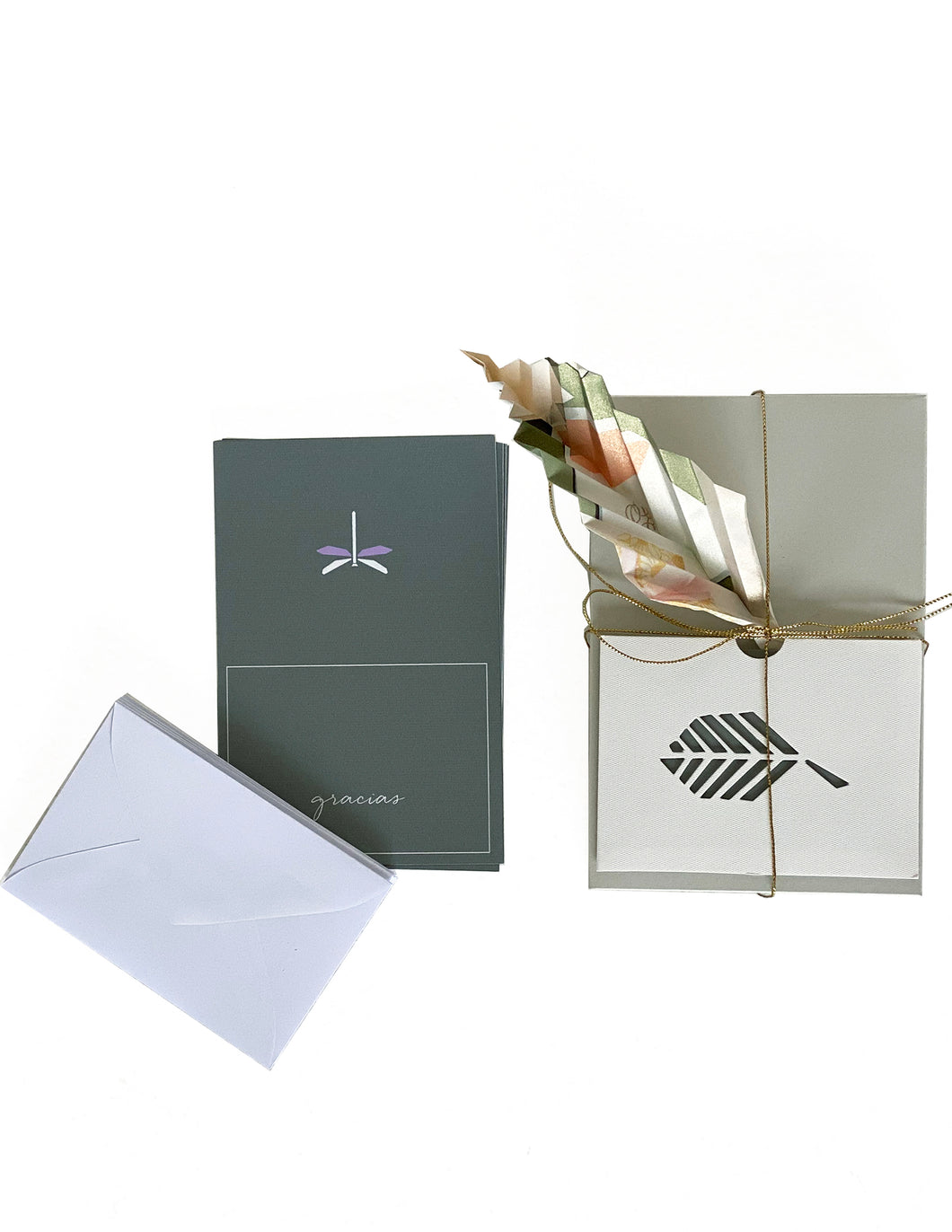 Kit de tarjetas de gracias con sobre