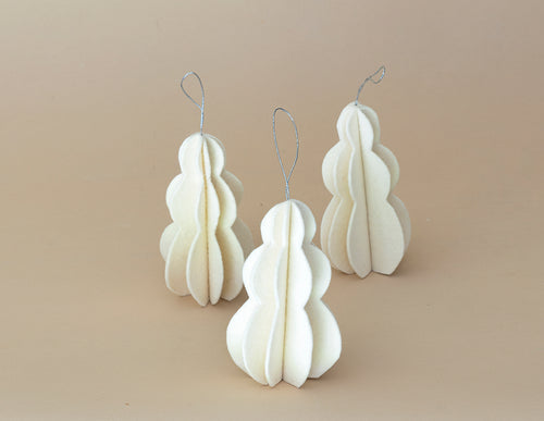 Esferas muñeco de nieve, set de 3
