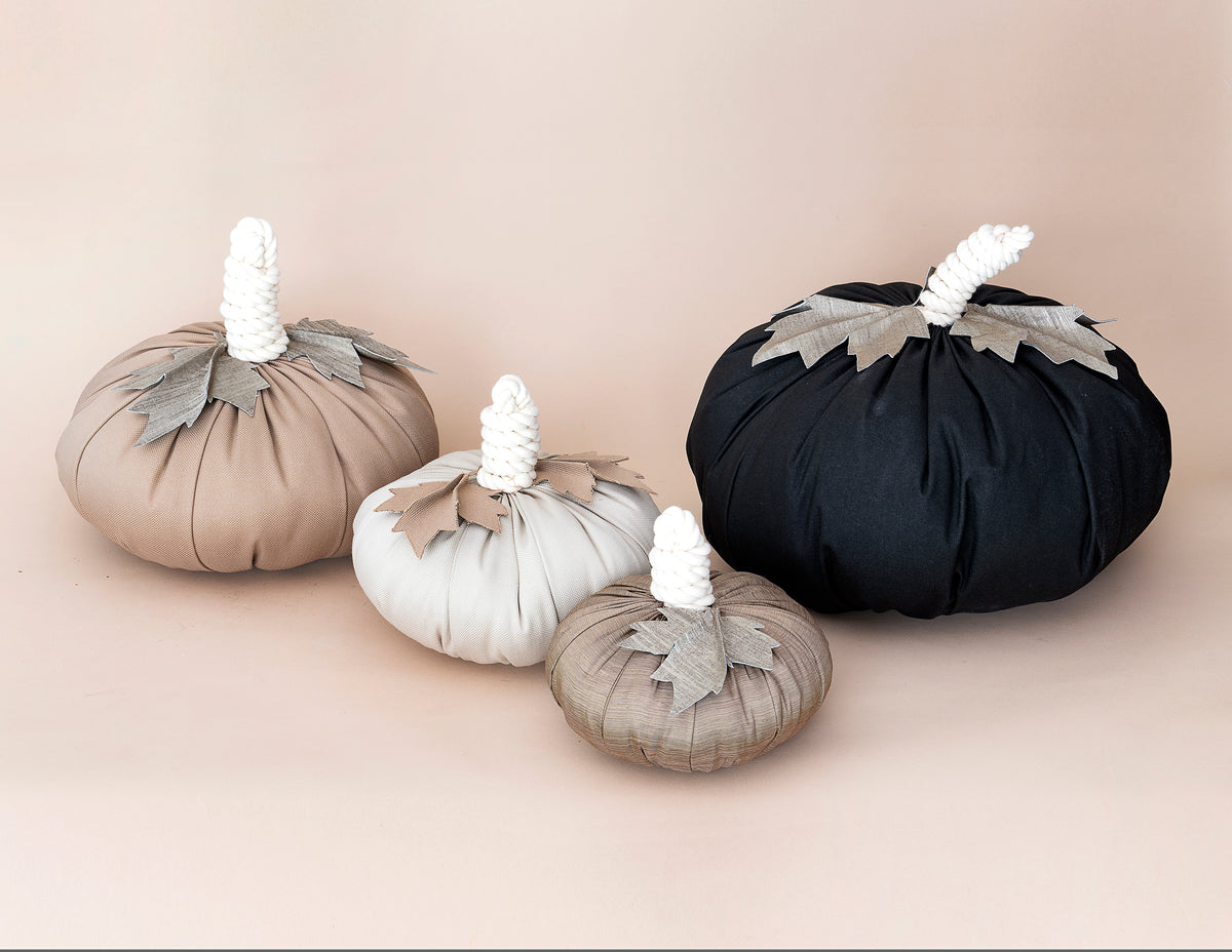 Calabaza de tela negra, grande · foto 5