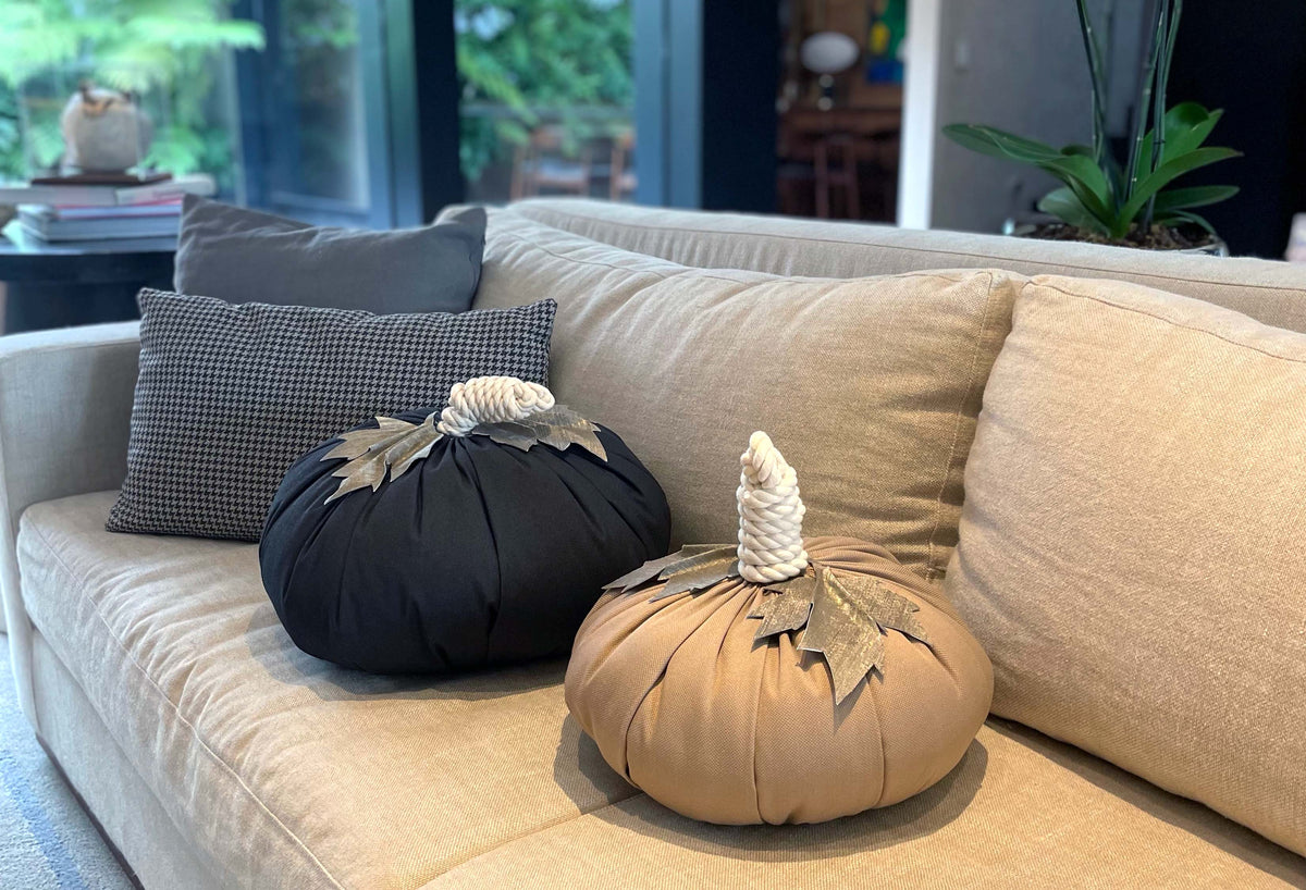 Calabaza de tela negra, grande · foto 6