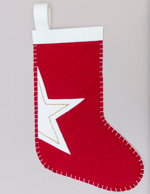 Bota navideña estrella
