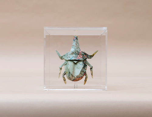 Escarabajo de origami